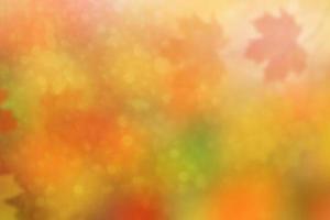 Bright colorful abstract blurred autumn background photo