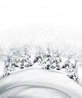 abstract winter background photo