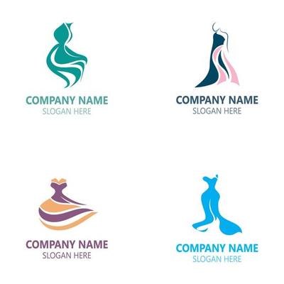 Woman Dress Logo Vector Art, Icons, and Graphics for Free Download