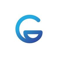 letter G modern logo design vector