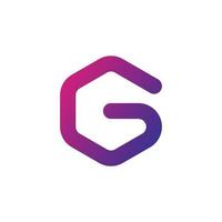 letter G modern logo design vector