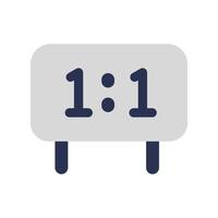 Scoreboard Icon with Flat Style vector