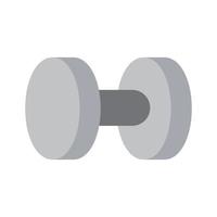 Dumbbell Icon with Flat Style vector