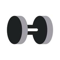 Dumbbell Icon with Two Tone Color vector