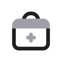 First AID Kit Two Tone Color vector