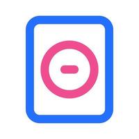 Speaker Icon with Two Tone Color vector