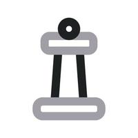 Chess Icon with Two Tone Color vector