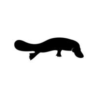 platypus silhouette logo vector