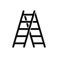 step ladder icon vector