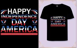 4th of july USA independence day t shirt design vector