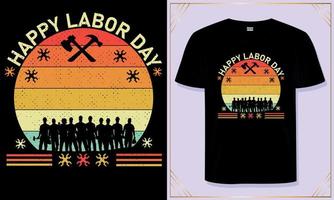 labor day t shirt design for Labor Day vector