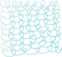 Abstract blue doodles. vector