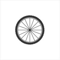 Bike wheel - vector illustration on white background