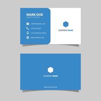 Modern Creative Geometric and Clean Business Card Vector Template