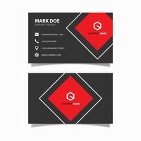 Modern Creative Geometric and Clean Business Card Vector Template