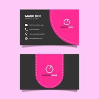 Modern Creative Geometric and Clean Business Card Vector Template