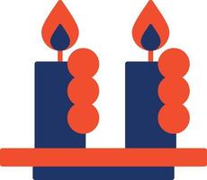 Candle Color Icon vector