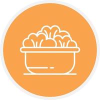 Salad Line Circle vector
