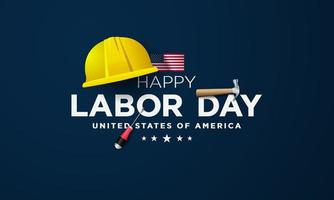 Labor Day Background Design. vector