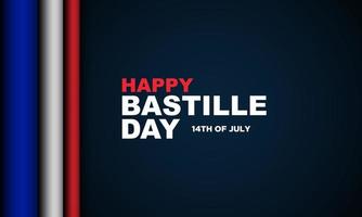 Bastille Day Background Design. vector