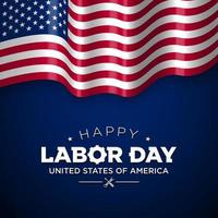 Labor Day Background Design. vector