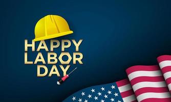 Labor Day Background Design. vector