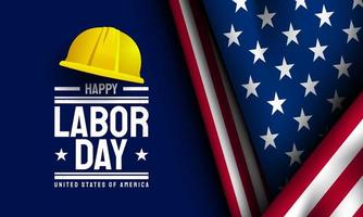 Labor Day Background Design. vector