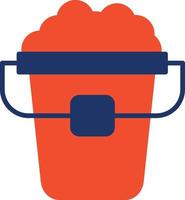 Sand Bucket Color Icon vector