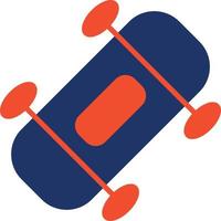 Snowboard Color Icon vector