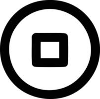 stop button icon vector