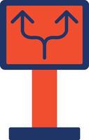 11 - Two Ways Color Icon vector