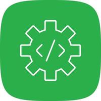 Programming Line Round Corner vector