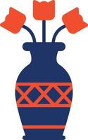 Vase Line Inverted Icon vector