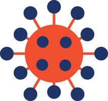 Covid virus Color Icon vector