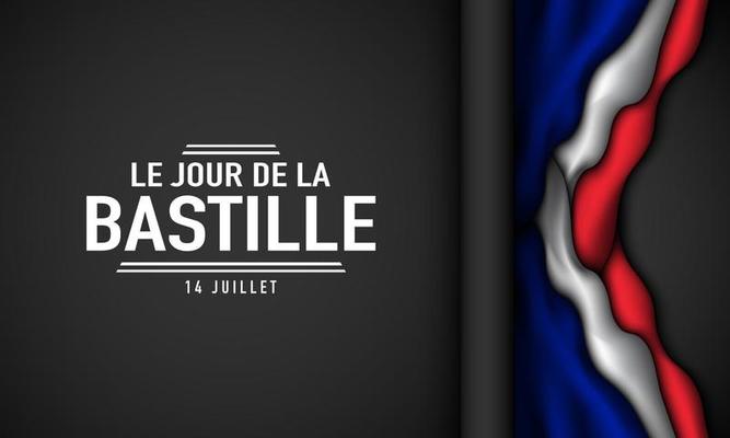 Bastille Day Background Design. 14th of July.