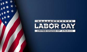 Labor Day Background Design. vector