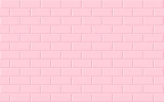 Pink abstract background with brick texture wall design. Seamless vector pattern. illustration