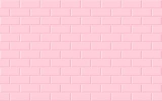 Pink abstract background with brick texture wall design. Seamless vector pattern. illustration