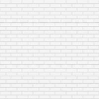 White abstract background with brick texture wall design. Seamless vector pattern. illustration