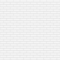 White abstract background with brick texture wall design. Seamless vector pattern. illustration