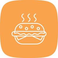 Burger Line Round Corner vector
