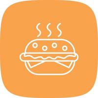 Burger Line Round Corner vector