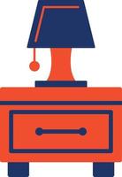 Nightstand Color Icon vector