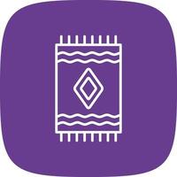 Carpet Line Round Corner vector