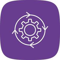 Iteration Line Round Corner vector