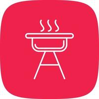 Grill Line Round Corner vector