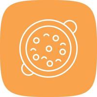 Paella Line Round Corner vector