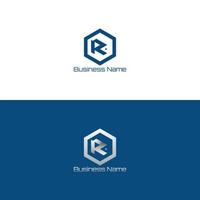 R Digital Agency Logo Design Vector Illustration