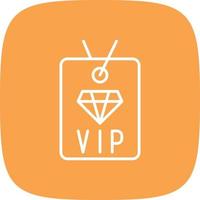 Vip Privilege Line Round Corner vector