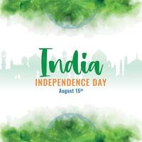 celebrando el dia de la independencia india vector